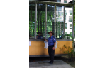 Ex-Gurkhas provide 24-hour security.