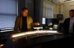 Bright future: Ken Romaine demonstrates the latest range of LED lights.